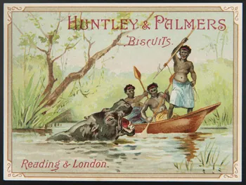 Huntley and Palmers carte réclame chromo Paris 1885-1910 1995.1.4195.10 Photo