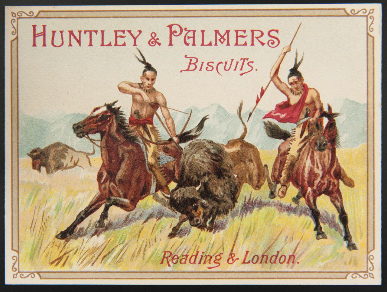 Huntley and Palmers carte réclame chromo Paris 1885-1910 1995.1.4195.11 Photo
