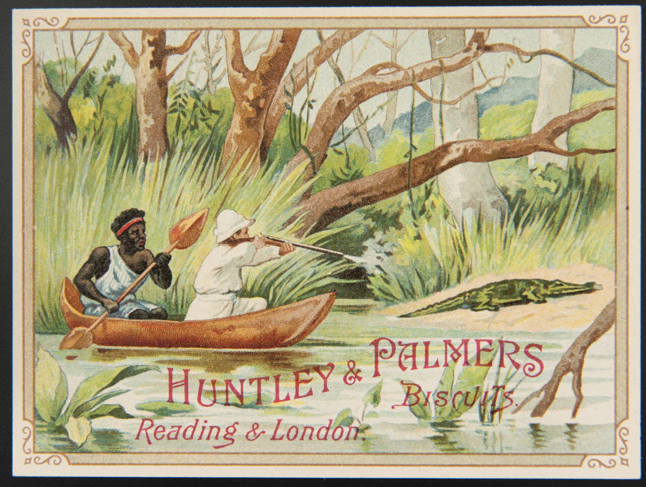 Huntley and Palmers carte réclame chromo Paris 1885-1910 1995.1.4195.3 Photo