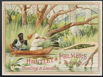 Huntley and Palmers carte réclame chromo Paris 1885-1910 1995.1.4195.3 Photo