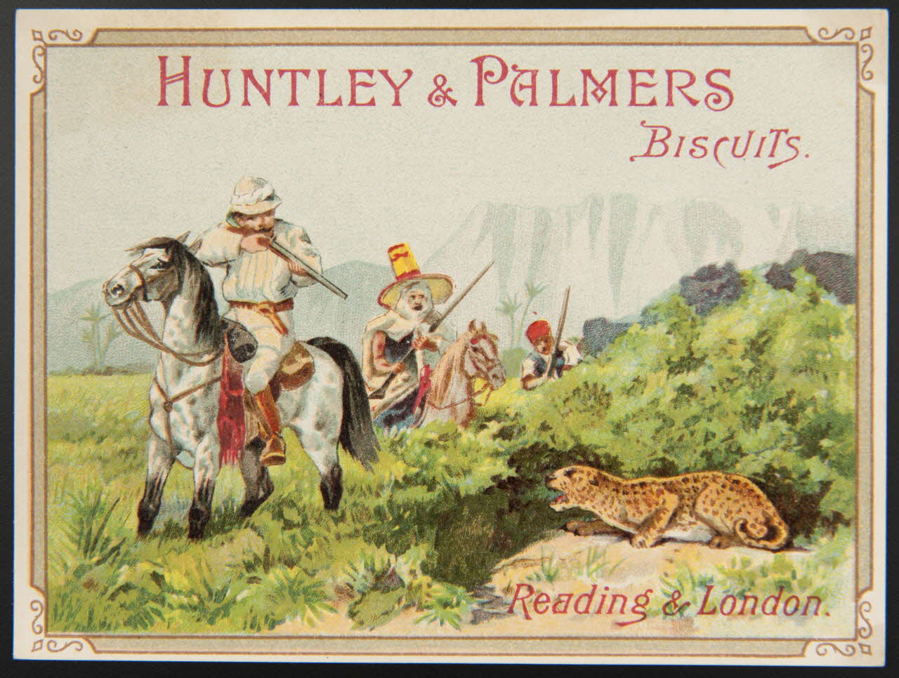 Huntley and Palmers carte réclame chromo Paris 1885-1910 1995.1.4195.4 Photo