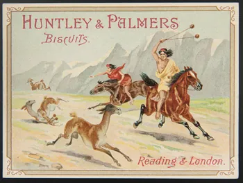 Huntley and Palmers carte réclame chromo Paris 1885-1910 1995.1.4195.9 Photo