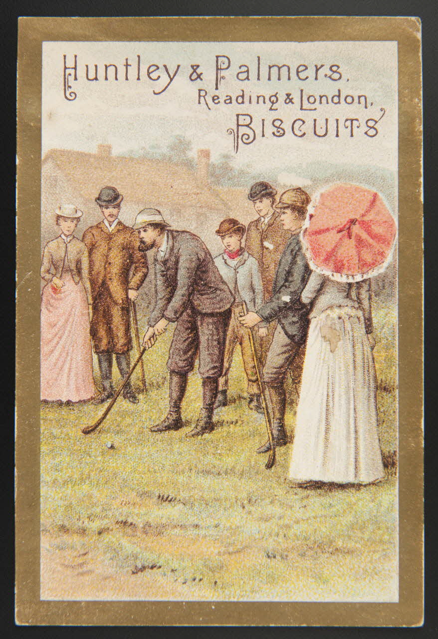 Huntley and Palmers carte réclame chromo Paris 1885-1910 1995.1.4196.6 Photo