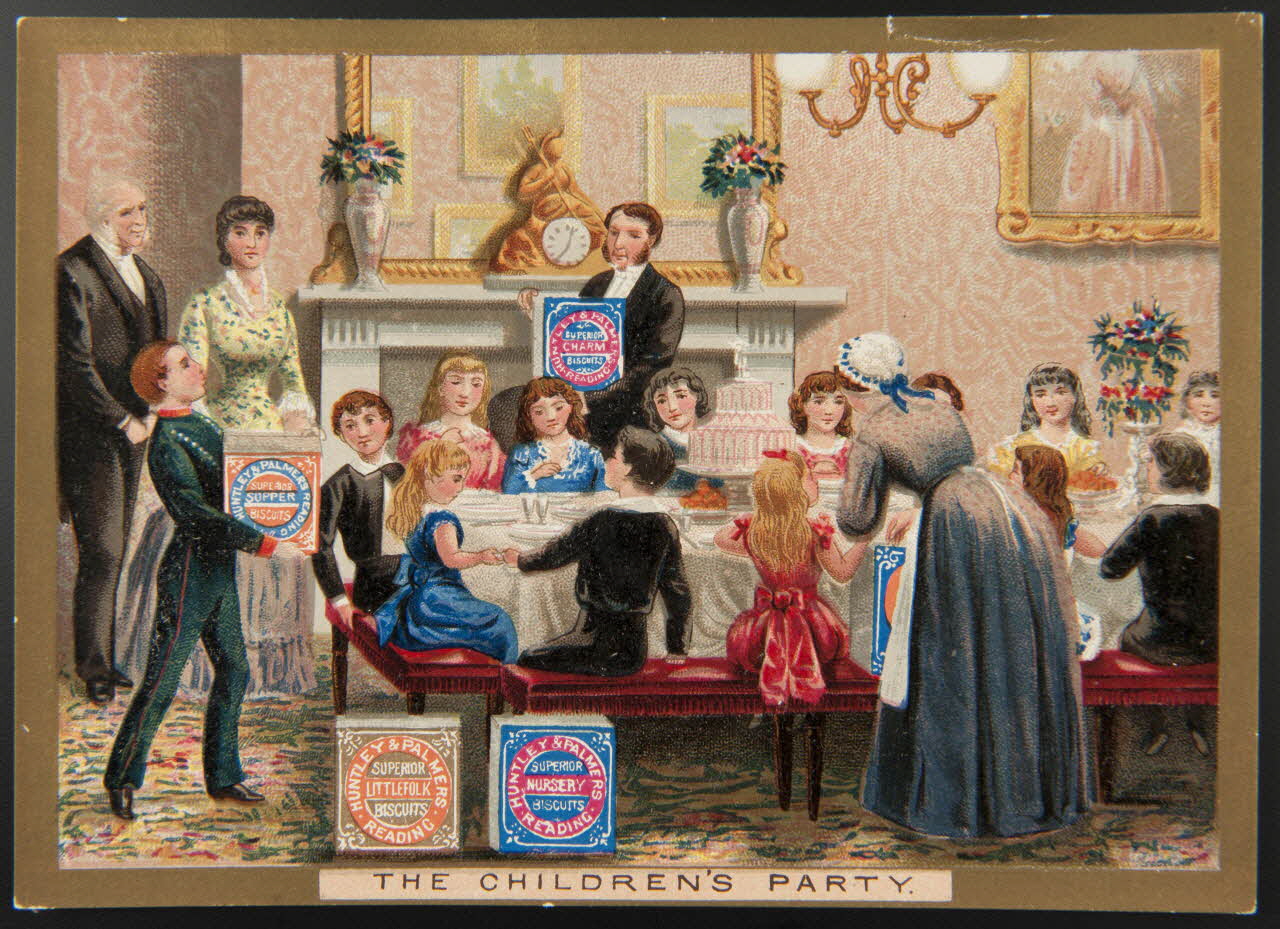 Huntley and Palmers carte réclame chromo Paris 1885-1910 1995.1.4198.1 Photo