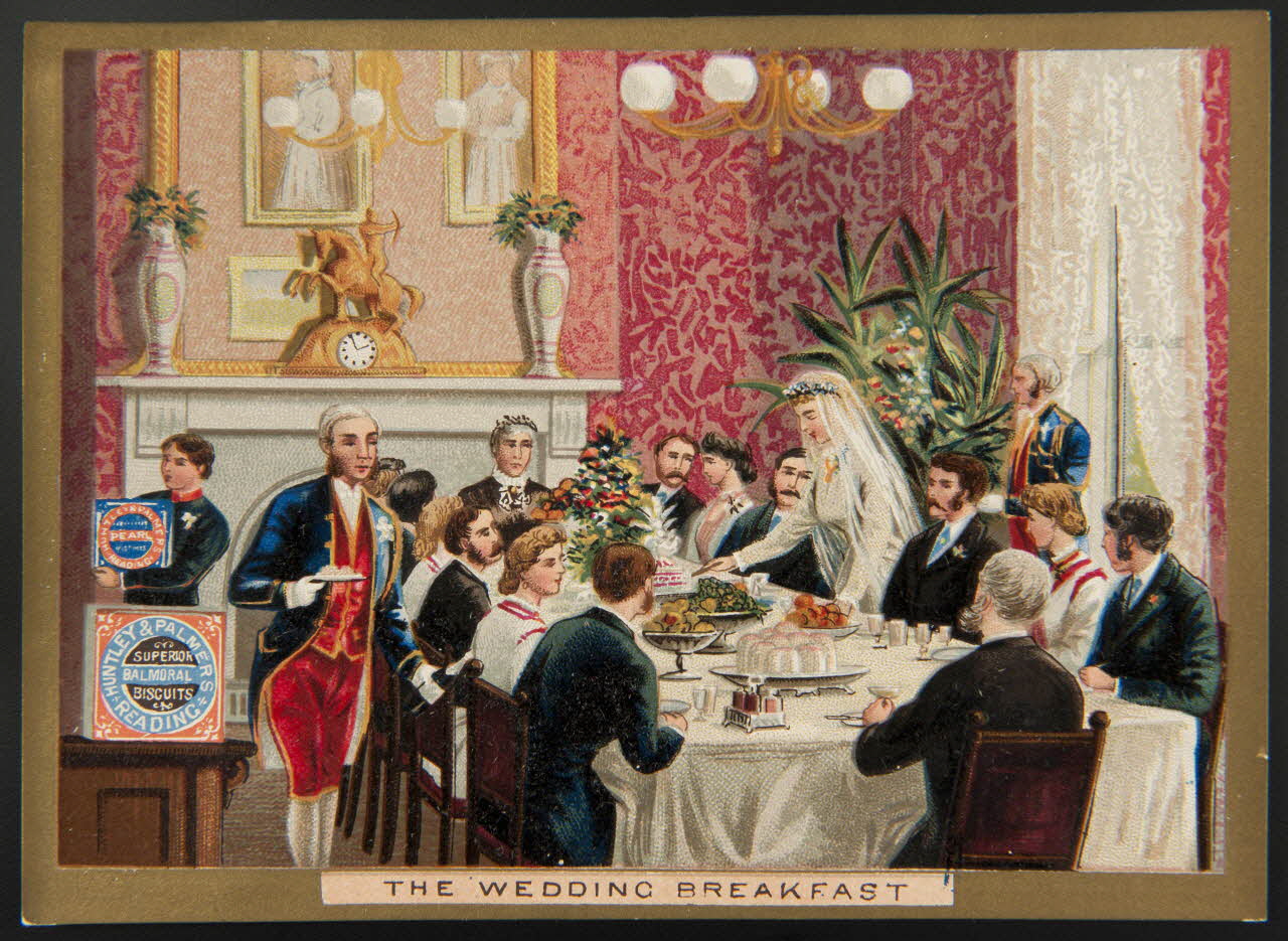 Huntley and Palmers carte réclame chromo Paris 1885-1910 1995.1.4198.12 Photo