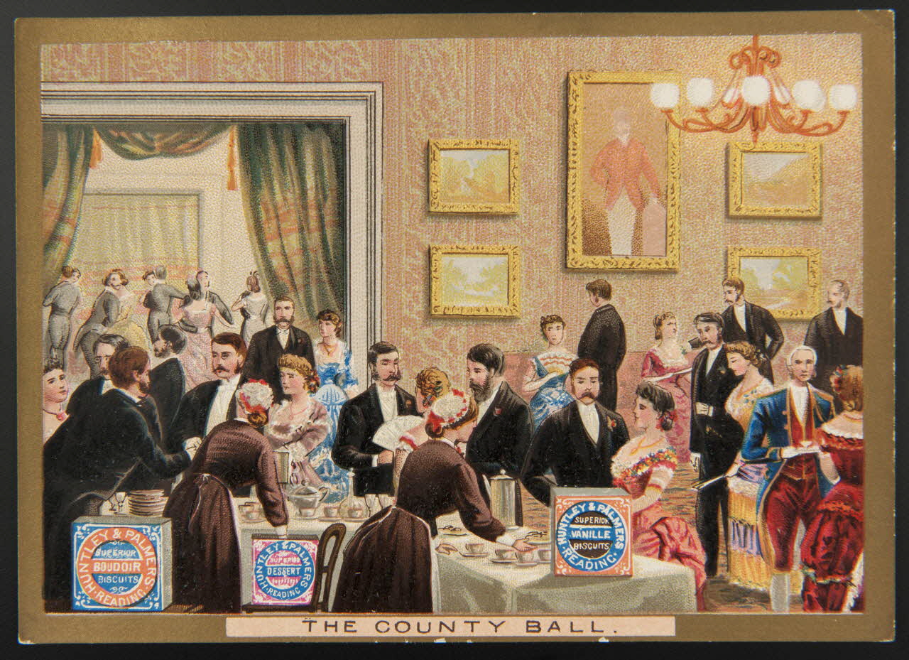 Huntley and Palmers carte réclame chromo Paris 1885-1910 1995.1.4198.2 Photo