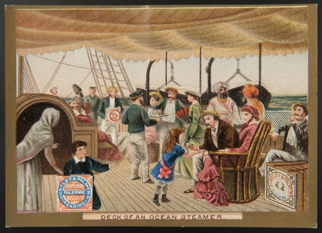Huntley and Palmers carte réclame chromo Paris 1885-1910 1995.1.4198.3 Photo