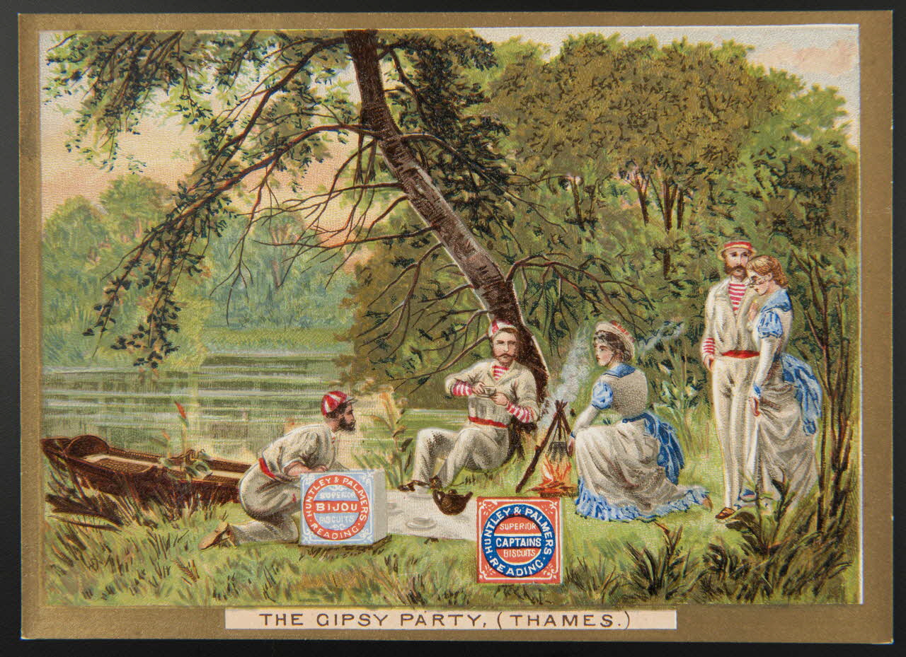 Huntley and Palmers carte réclame chromo Paris 1885-1910 1995.1.4198.4 Photo