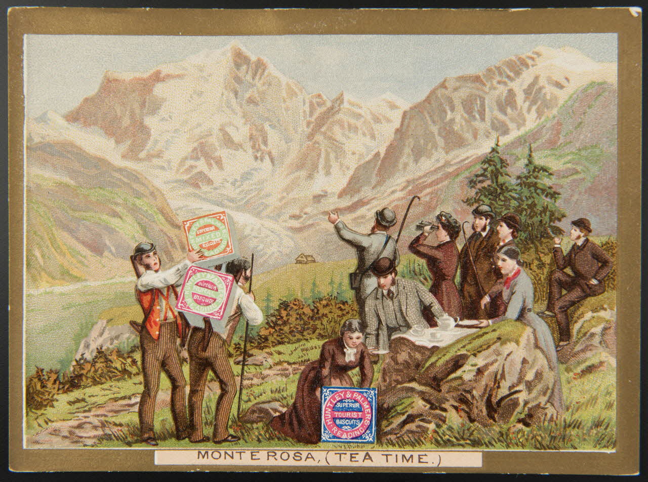 Huntley and Palmers carte réclame chromo Paris 1885-1910 1995.1.4198.8 Photo