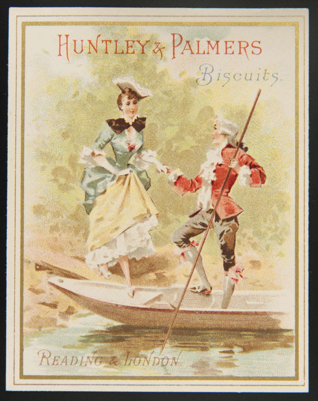 Huntley and Palmers carte réclame chromo Paris 1885-1910 1995.1.4200.3 Photo