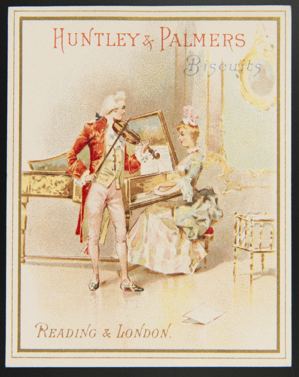 Huntley and Palmers carte réclame chromo Paris 1885-1910 1995.1.4200.7 Photo