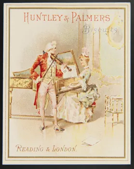 Huntley and Palmers carte réclame chromo Paris 1885-1910 1995.1.4200.7  Photo