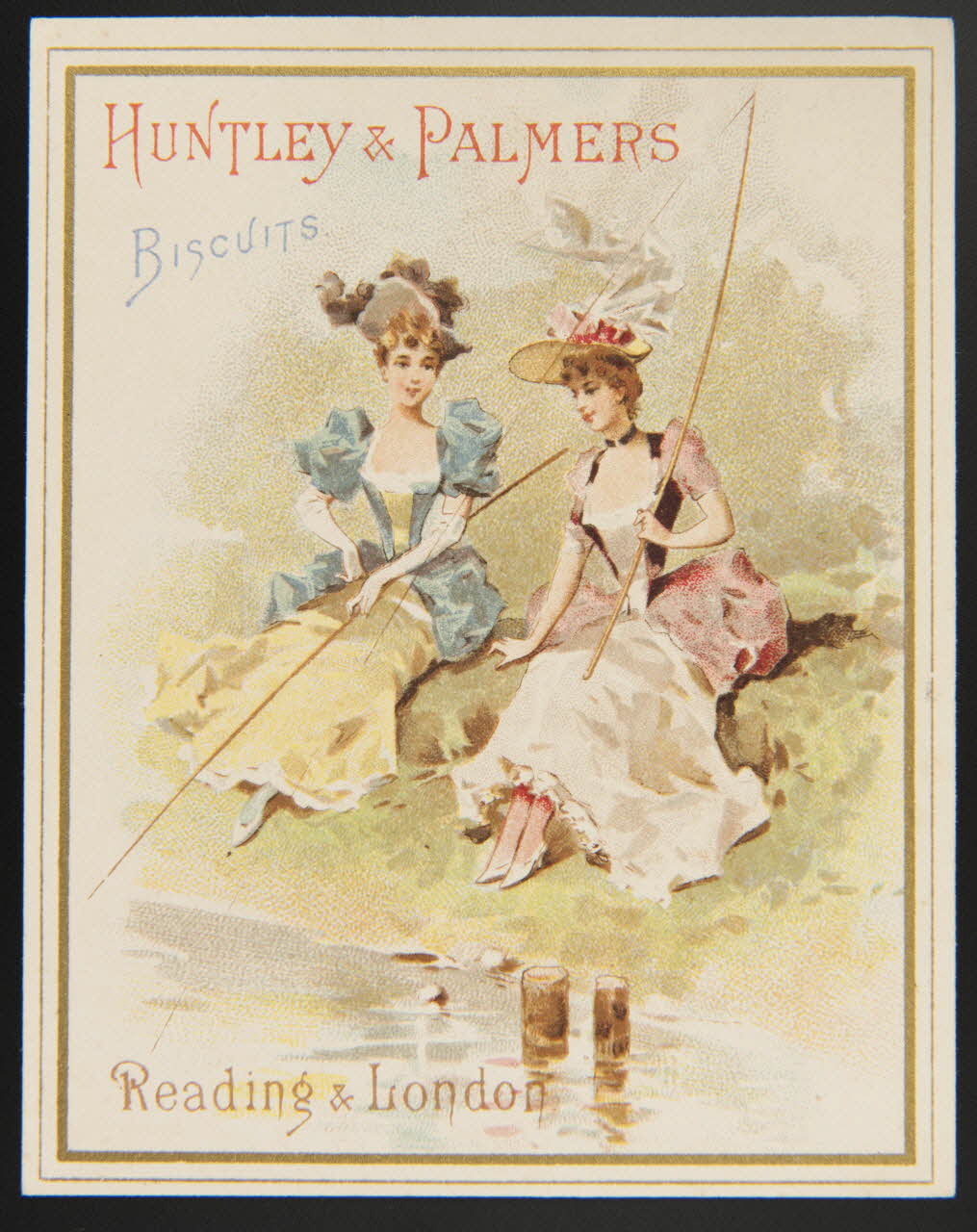 Huntley and Palmers carte réclame chromo Paris 1885-1910 1995.1.4200.8 Photo