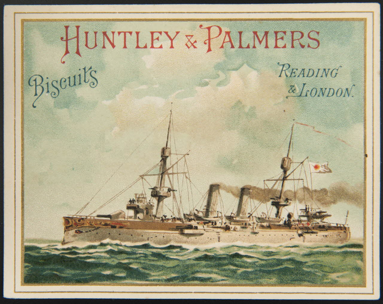 Huntley and Palmers carte réclame chromo Paris 1885-1910 1995.1.4201.2 Photo