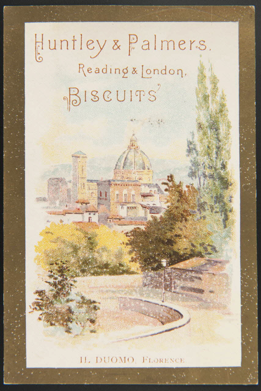 Huntley and Palmers carte réclame chromo Paris 1885-1910 1995.1.4202.2 Photo