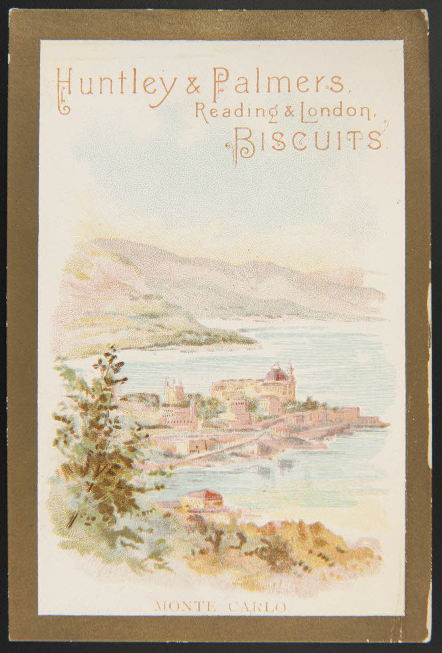 Huntley and Palmers carte réclame chromo Paris 1885-1910 1995.1.4202.3 Photo