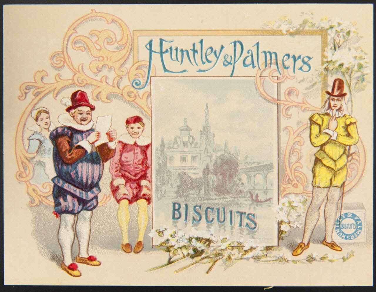 Huntley and Palmers carte réclame chromo Paris 1885-1910 1995.1.4203.3 Photo