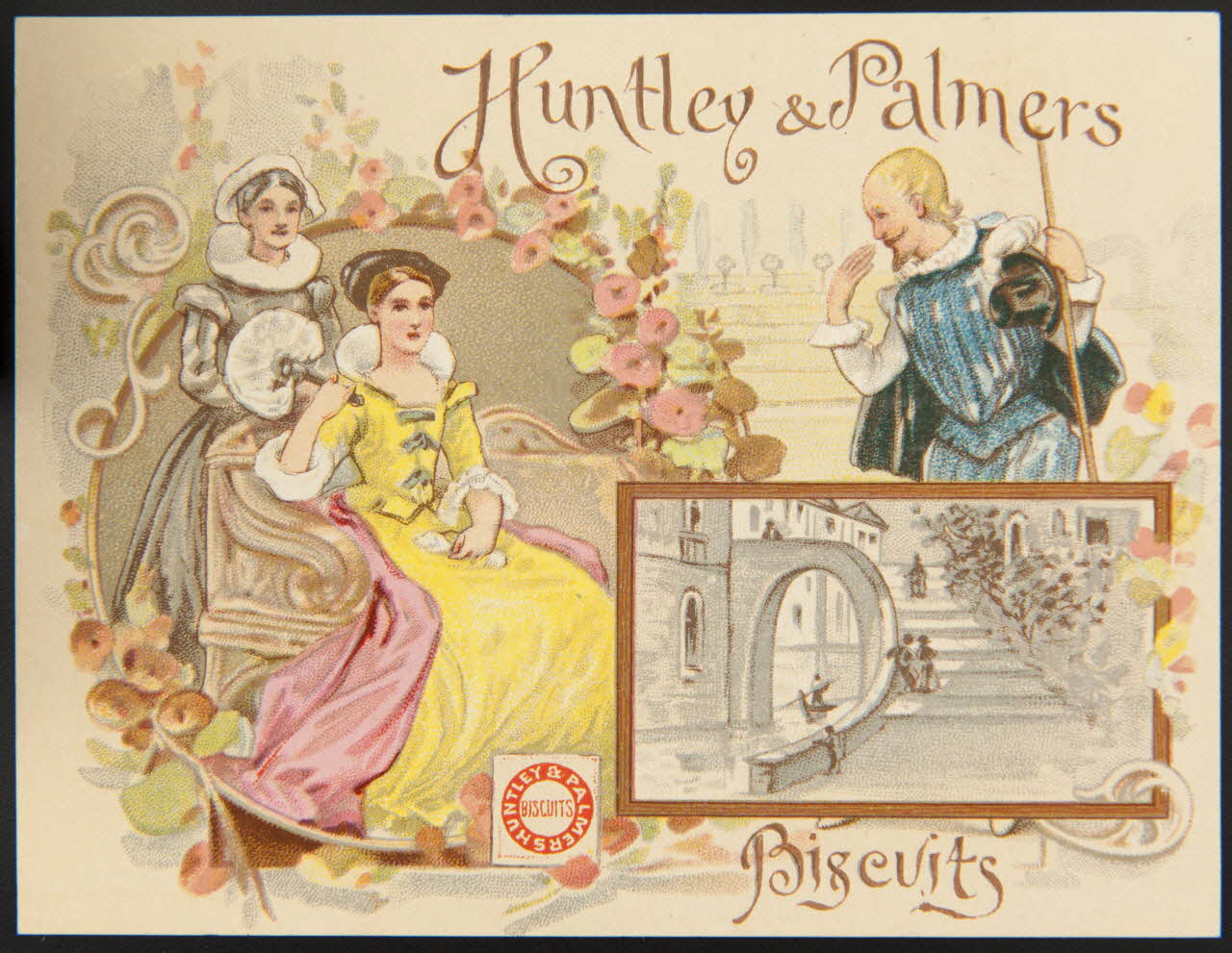 Huntley and Palmers carte réclame chromo Paris 1885-1910 1995.1.4203.4 Photo