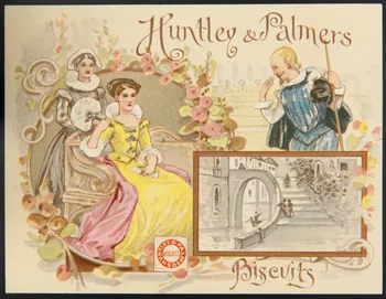 Huntley and Palmers carte réclame chromo Paris 1885-1910 1995.1.4203.4 Photo