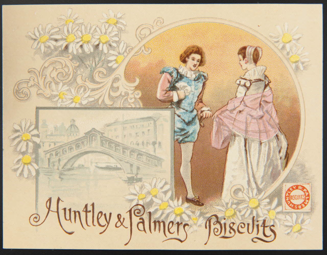 Huntley and Palmers carte réclame chromo Paris 1885-1910 1995.1.4203.6 Photo