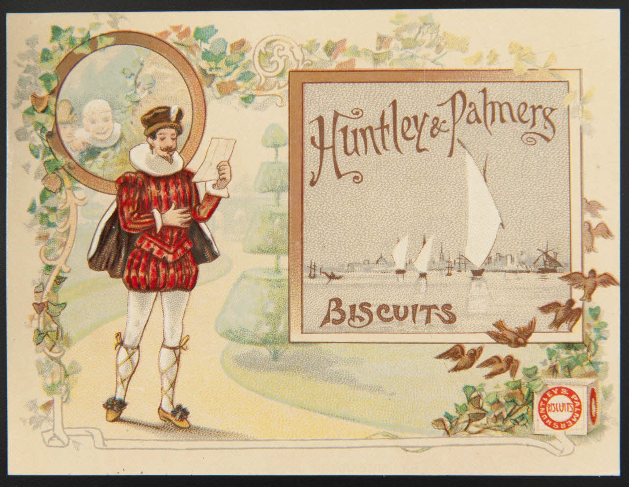 Huntley and Palmers carte réclame chromo Paris 1885-1910 1995.1.4203.8 Photo