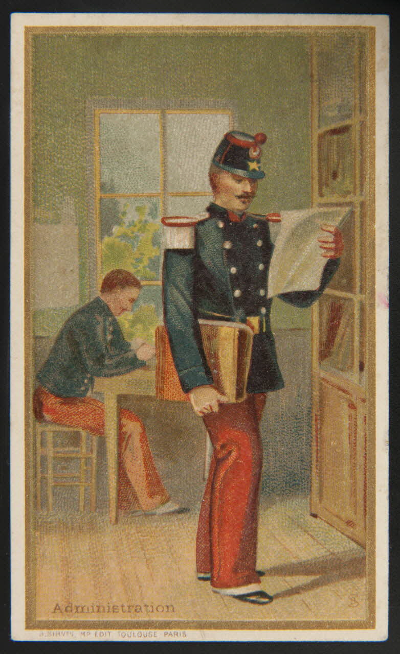 Jehenne et Sicard / B. Sirven carte réclame chromo Toulouse 1895-1935 1995.1.4204.2 Photo