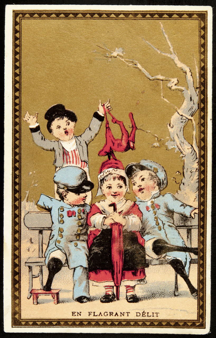 Jehenne ; L. Pacon carte réclame chromo Paris 1886-1889 1995.1.4211.1 Photo