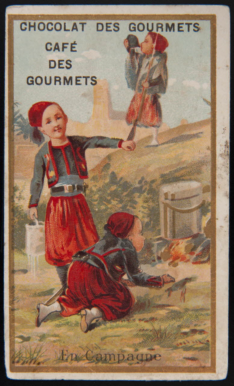 Jehenne ; Bellier A. et compagnie carte réclame chromo Paris- Bordeaux 1893 1995.1.4214.3 Photo