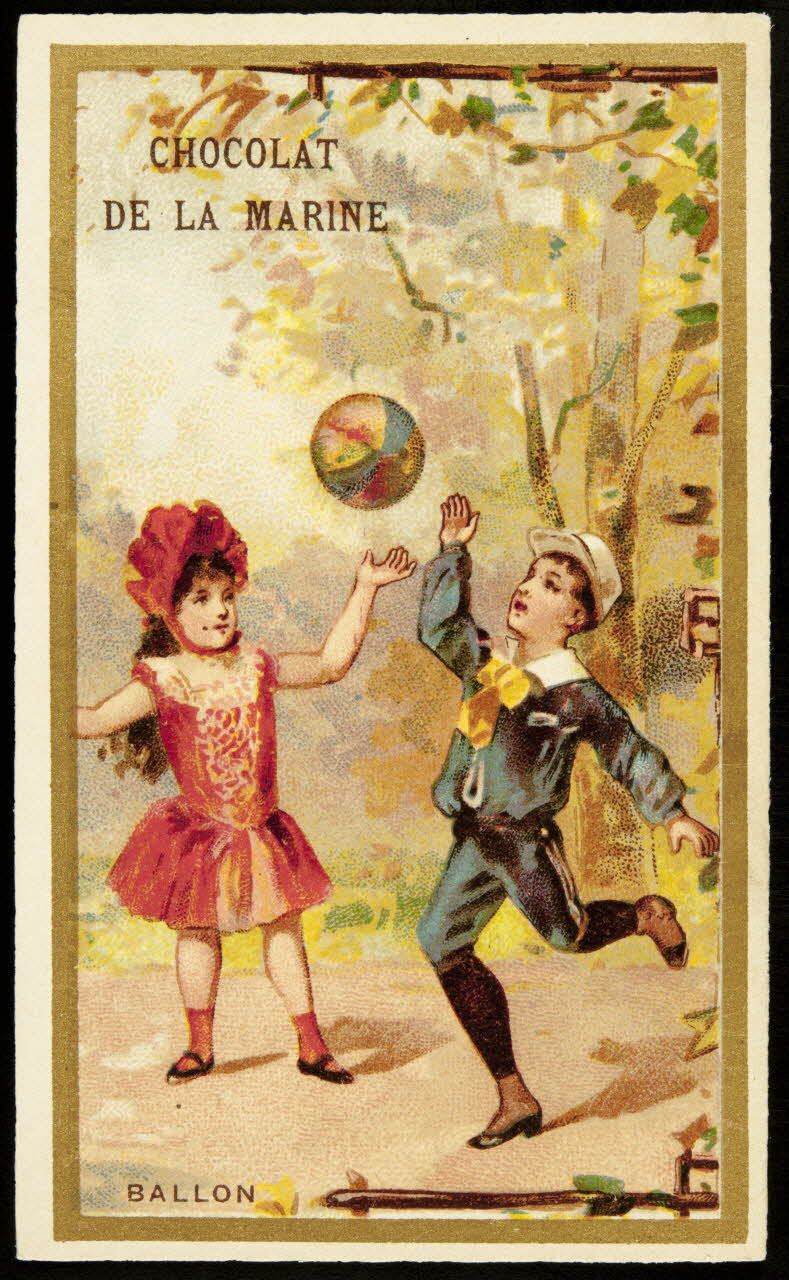 Jehenne ; L. Pacon carte réclame chromo Paris 1886-1889 1995.1.4216.1 Photo