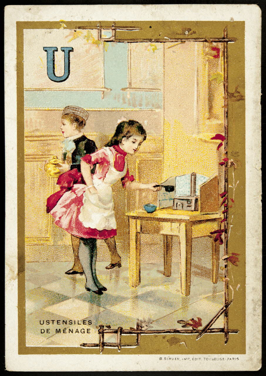 Jehenne carte réclame chromo Toulouse-Paris 1895-1935 1995.1.4216.10 Photo