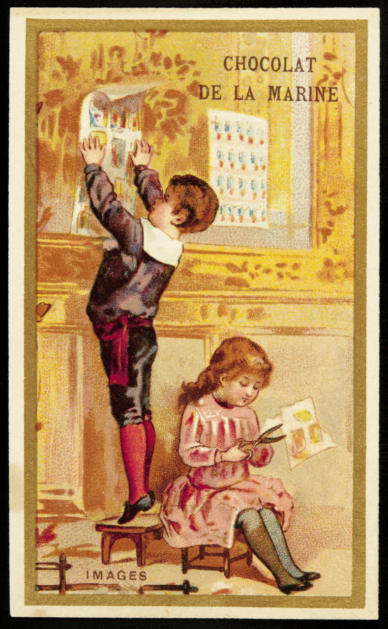 Jehenne ; L. Pacon carte réclame chromo Paris 1886-1889 1995.1.4216.5 Photo