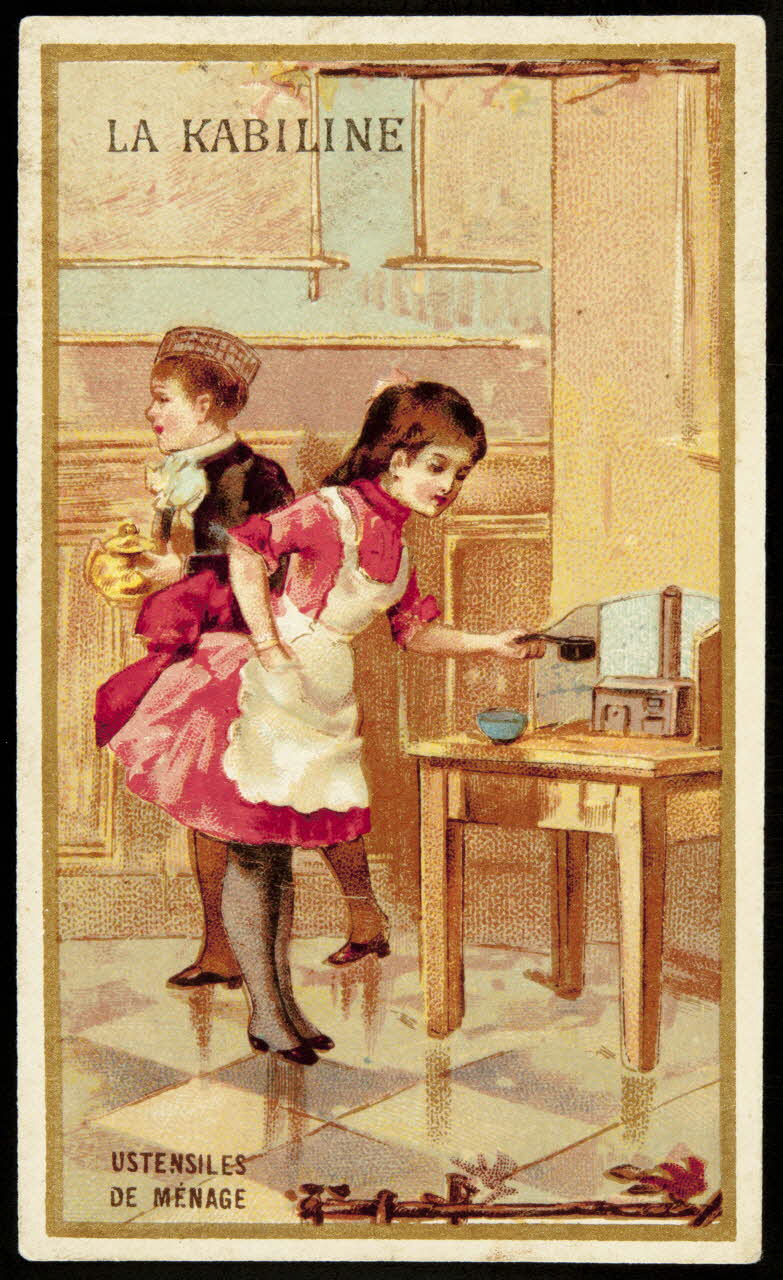 Jehenne ; L. Pacon carte réclame chromo Paris 1886-1889 1995.1.4216.9 Photo