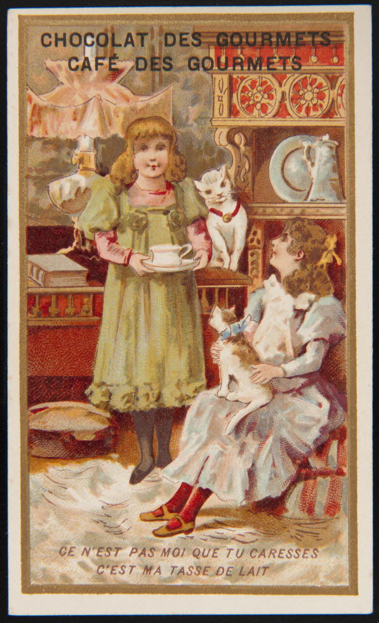 Jehenne ; Bellier A. et compagnie carte réclame chromo Paris 1893 1995.1.4217.3 Photo