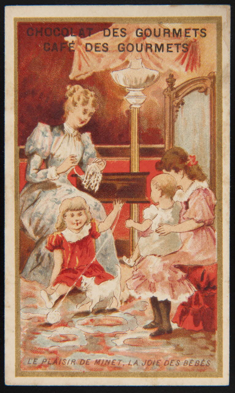 Jehenne ; Bellier A. et compagnie carte réclame chromo Paris - Bordeaux 1893 1995.1.4217.5 Photo