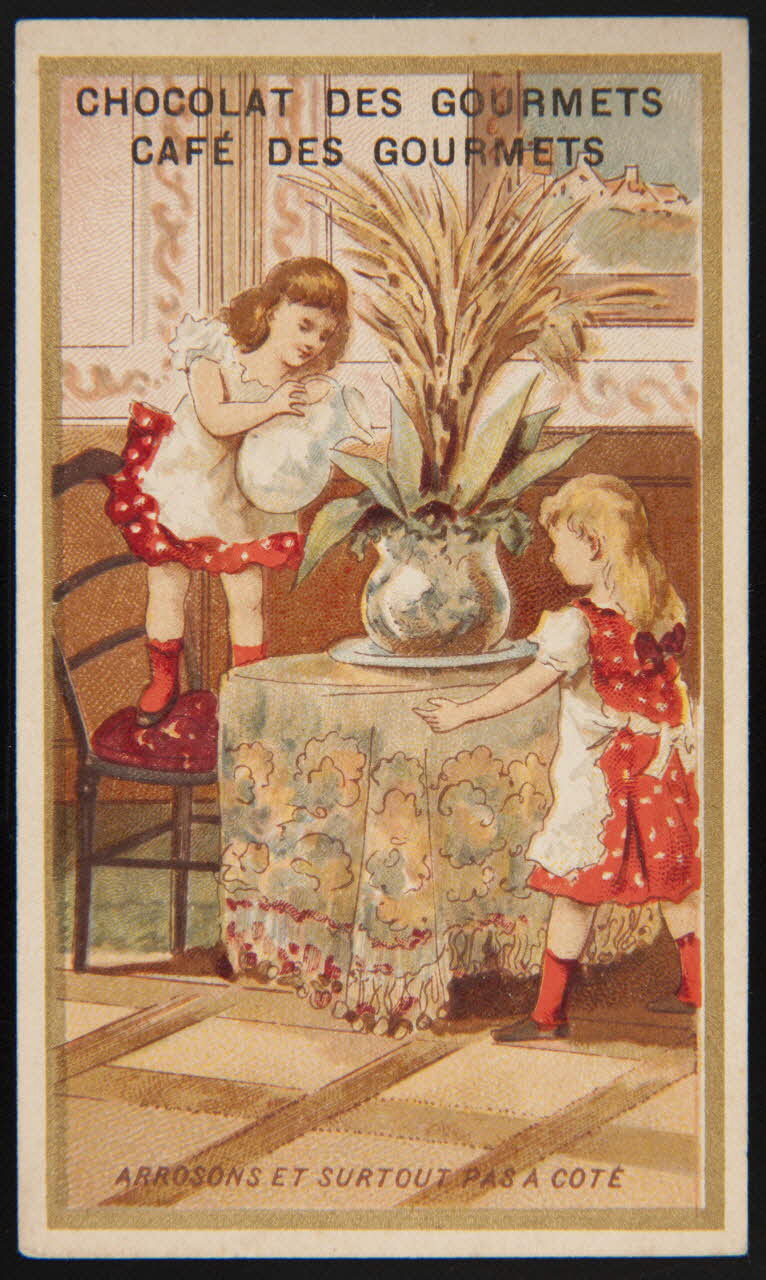 Jehenne ; Bellier A. et compagnie carte réclame chromo Paris - Bordeaux 1893 1995.1.4217.6 Photo