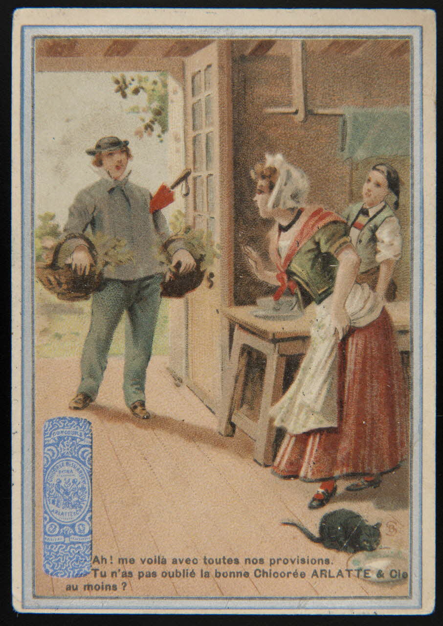 Jehenne carte réclame chromo Toulouse-Paris 1895-1935 1995.1.4219.2 Photo