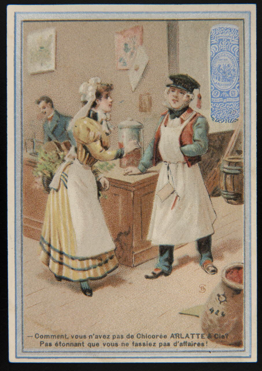 Jehenne carte réclame chromo Toulouse-Paris 1895-1935 1995.1.4219.3 Photo