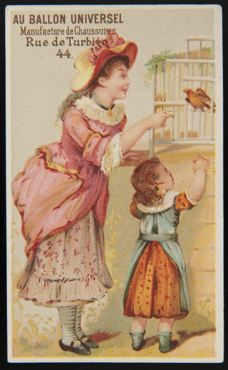 Jehenne ; L. Pacon carte réclame chromo Paris 1886-1889 1995.1.4221.2 Photo