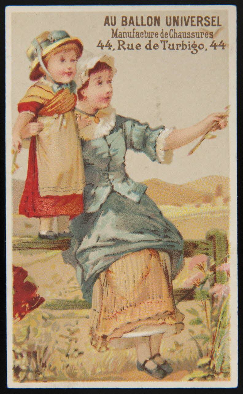 Jehenne ; L. Pacon carte réclame chromo Paris 1886-1889 1995.1.4221.4 Photo