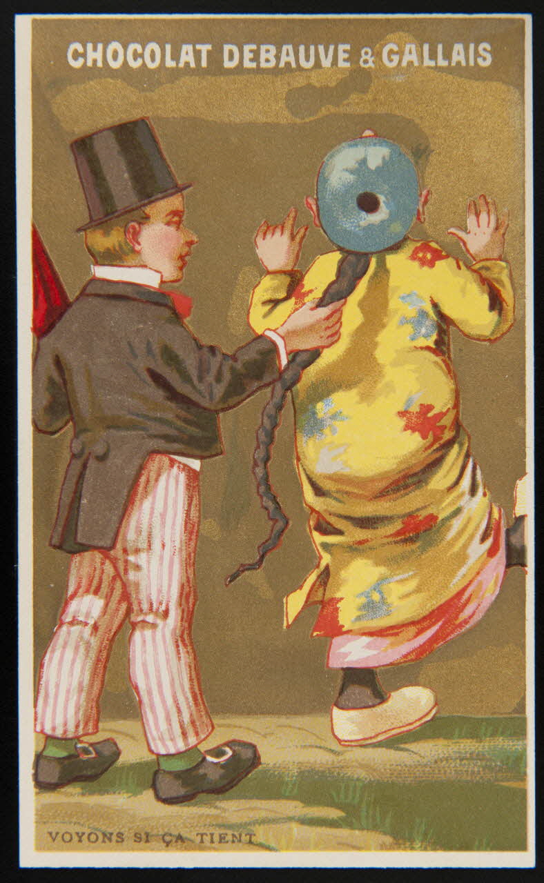 Jehenne ; L. Pacon carte réclame chromo Paris 1886-1889 1995.1.4223.2 Photo