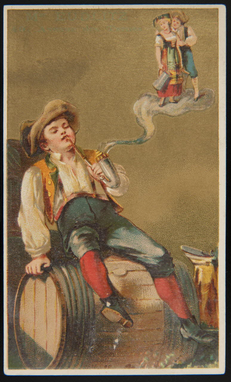 Jehenne et compagnie carte réclame chromo Paris 1885 1995.1.4225.2 Photo