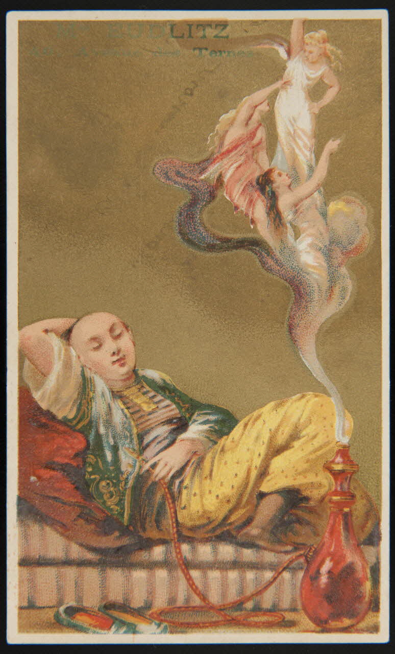 Jehenne et compagnie carte réclame chromo Paris 1885 1995.1.4225.4 Photo