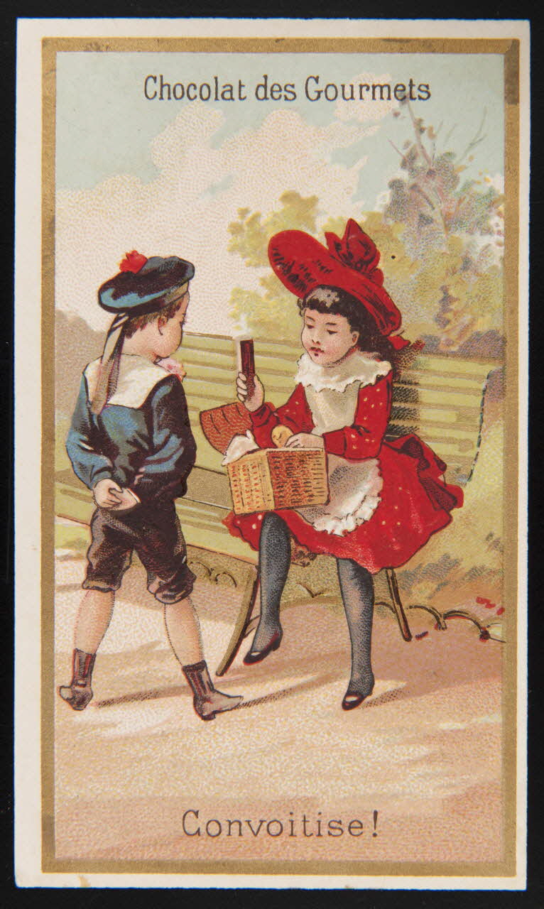 Jehenne ; L. Pacon carte réclame chromo Paris 1886-1889 1995.1.4226.2 Photo