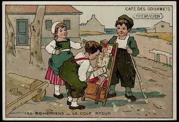 Jehenne / B. Sirven carte réclame chromo Toulouse-Paris 1895-1935 1995.1.4240.5  Photo