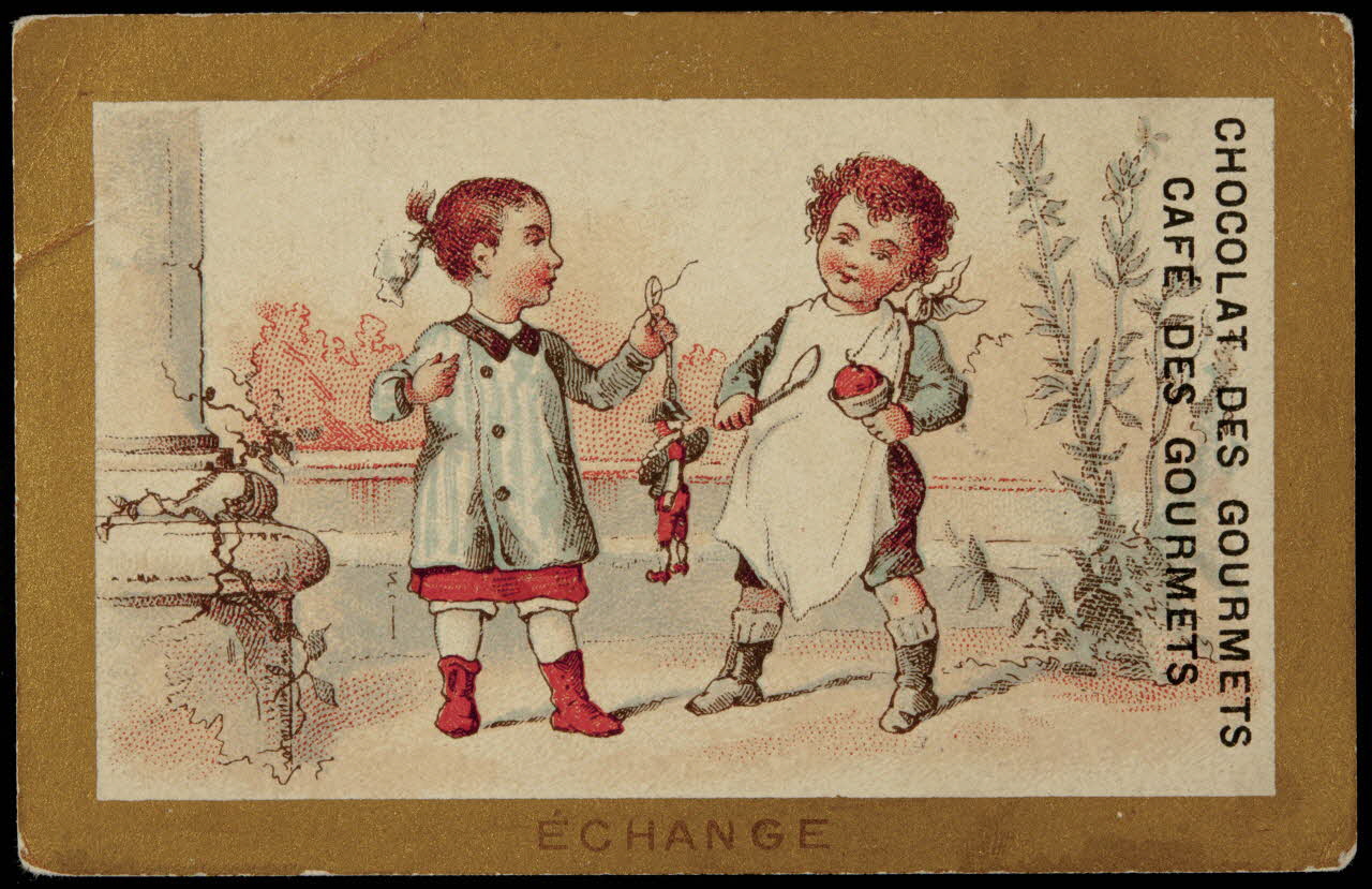 Jehenne (éditeur), Bellier A. et compagnie carte réclame chromo Paris-Bordeaux 1893 1995.1.4243.3 Photo