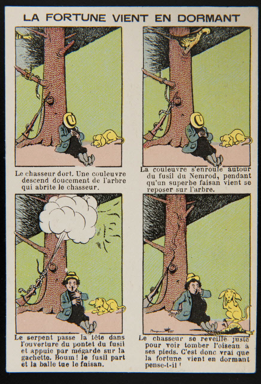 Jehenne ; Benjamin Rabier carte réclame chromo Toulouse-Paris 1895-1935 1995.1.4247.5 Photo