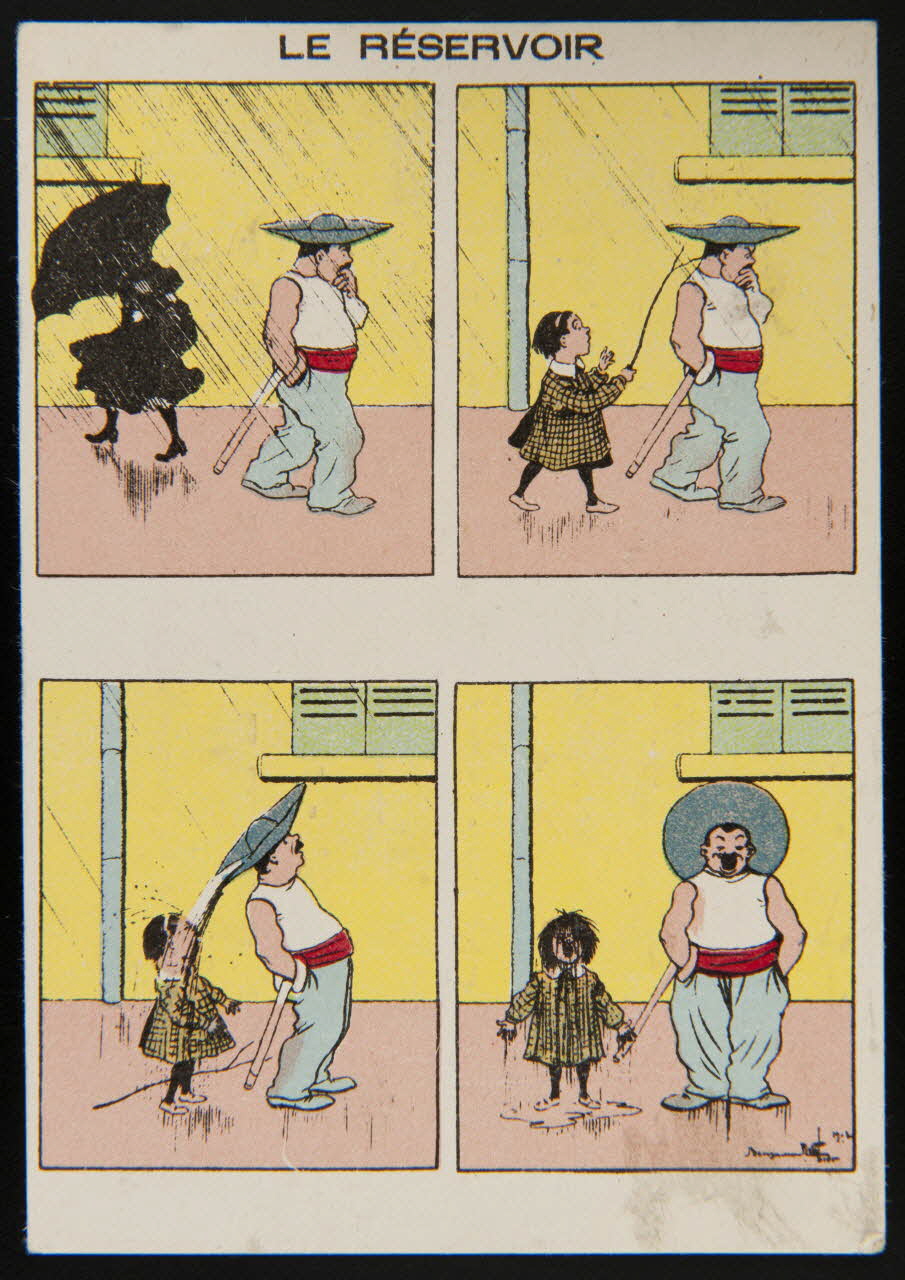 Jehenne ; Benjamin Rabier carte réclame chromo Toulouse-Paris 1895-1935 1995.1.4247.6 Photo