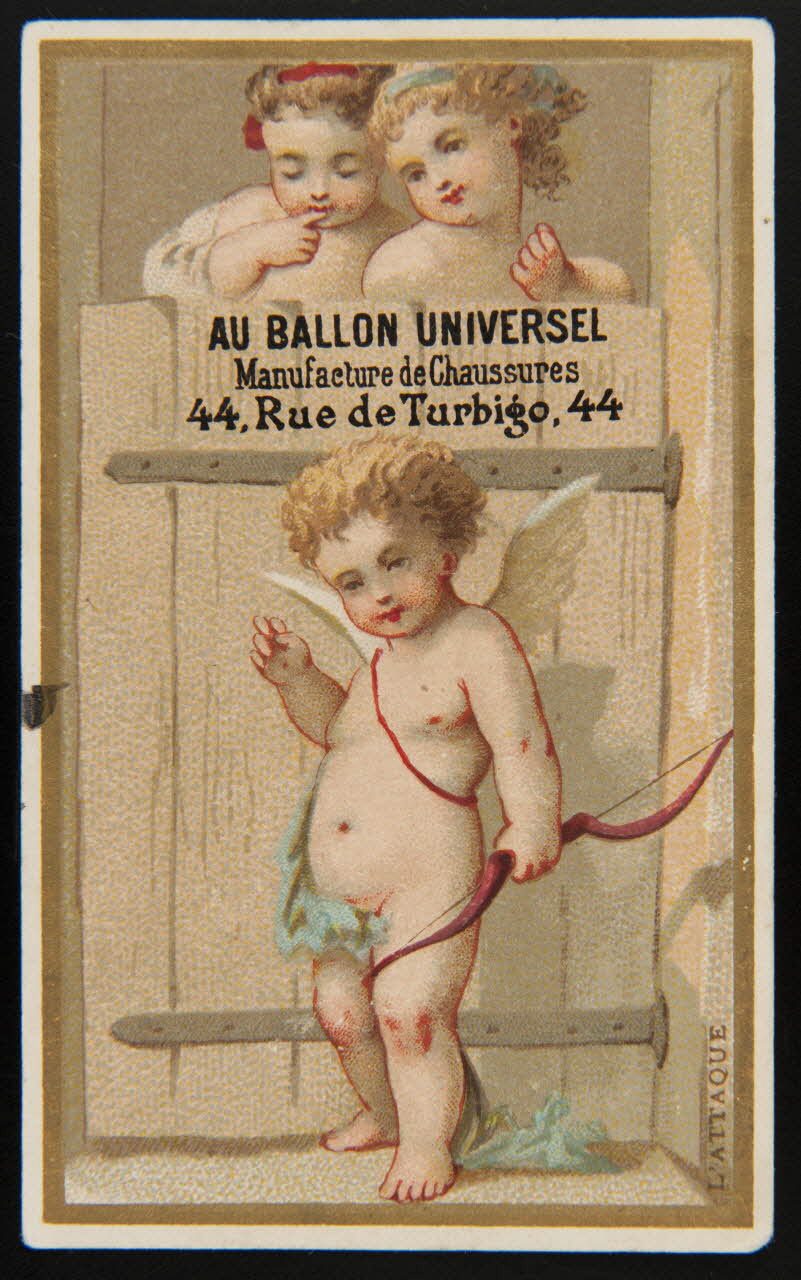 Jehenne (éditeur), Pacon carte réclame chromo Paris 1886-1889 1995.1.4249.1 Photo