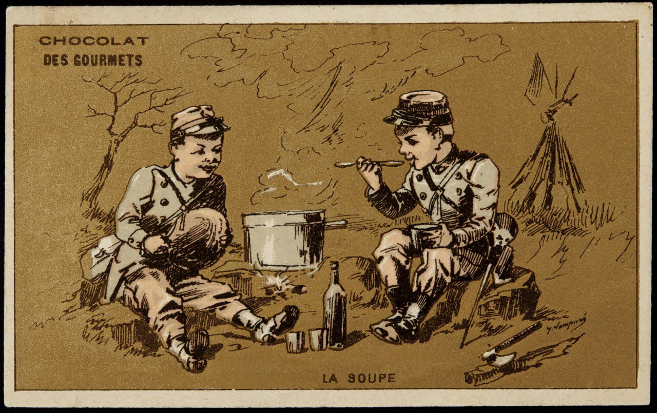 Jehenne (éditeur), Pacon L. carte réclame chromo Paris 1886-1889 1995.1.4250.7 Photo