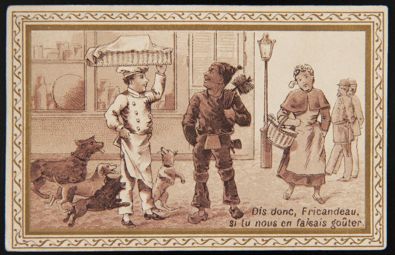 Jehenne (éditeur), Bellier A. et compagnie carte réclame chromo Paris-Bordeaux 1893 1995.1.4261.2 Photo